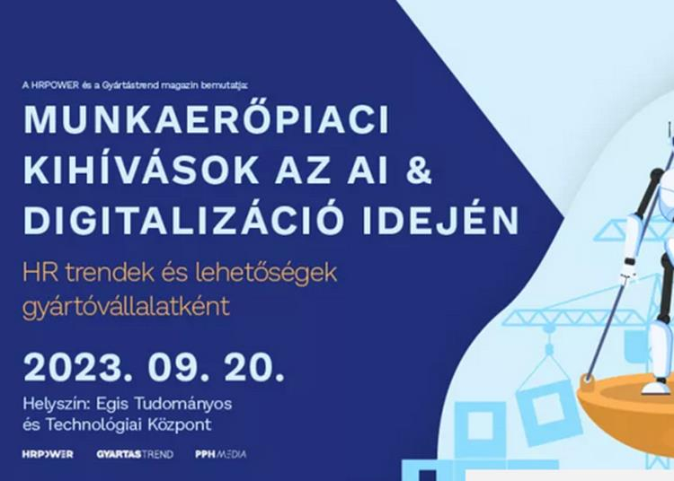 Munkaerőpiaci kihívások az AI &amp; digitalizáció idején, 2023. szeptember 20.