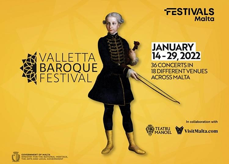 Vallettai barokk fesztivál, 2022. január. 14 - 29.