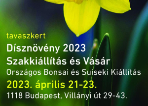 Tavaszkert Dísznövény Szakkiállítás és Vásár,  2023. április 21-23.