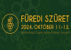 F&uuml;redi Sz&uuml;ret, 2024. okt&oacute;ber 11-13.
