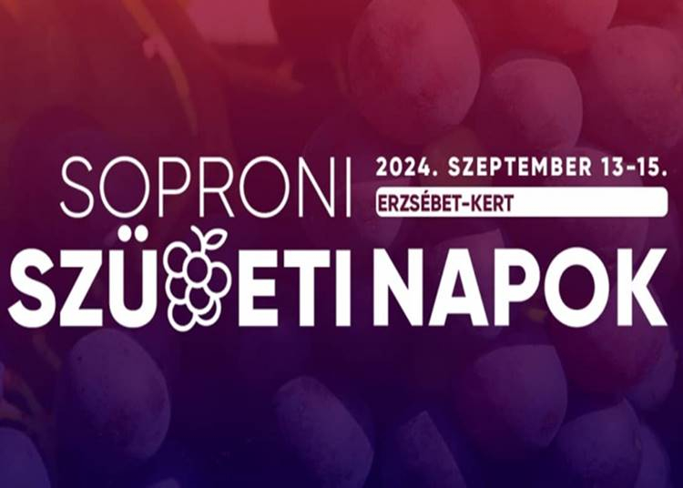 Soproni Szüreti Napok, 2024. szeptember 13-15.