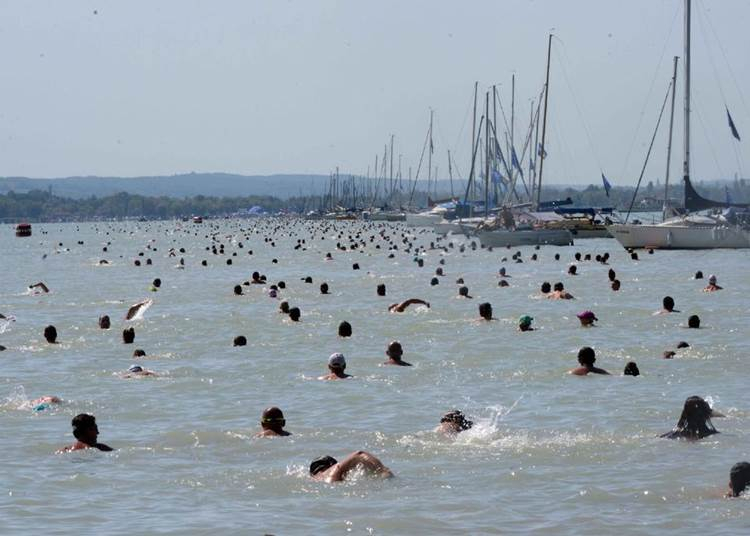 Július 23-án negyvenedszer tartják meg a Balaton-átúszást