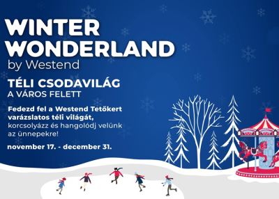 V&aacute;ros feletti koriz&aacute;ssal &eacute;s mes&eacute;s &uuml;nnepi hangulattal v&aacute;r a Westend Tetőkert