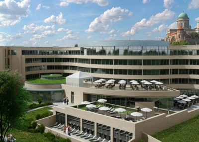 Folytat&oacute;dik az esztergomi M&aacute;ria Val&eacute;ria Hotel &eacute;p&iacute;t&eacute;se