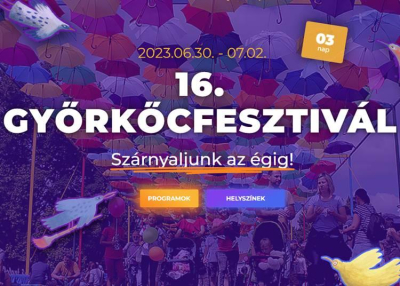 16. Győrkőcfesztiv&aacute;l, 2023 j&uacute;nius 30. - j&uacute;lius 2.