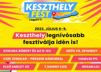 Keszthelyfest, 2023. j&uacute;lius 6-9.